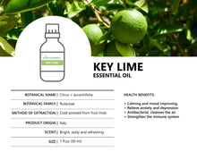 Load image into Gallery viewer, Key Lime Essential Oil (Citrus × aurantiifolia)