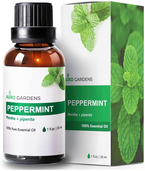 Peppermint Essential Oil (Mentha × piperita) - 30mL (1 fl oz.) -100% Natural and Pure for Aromatherapy-Fresh, Minty and Cool