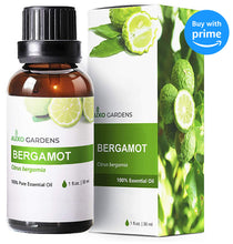 Load image into Gallery viewer, Bergamot Essential Oil (Citrus bergamia) - 30mL (1 fl oz.) -Natural Stress Reliever and Mood Lifter