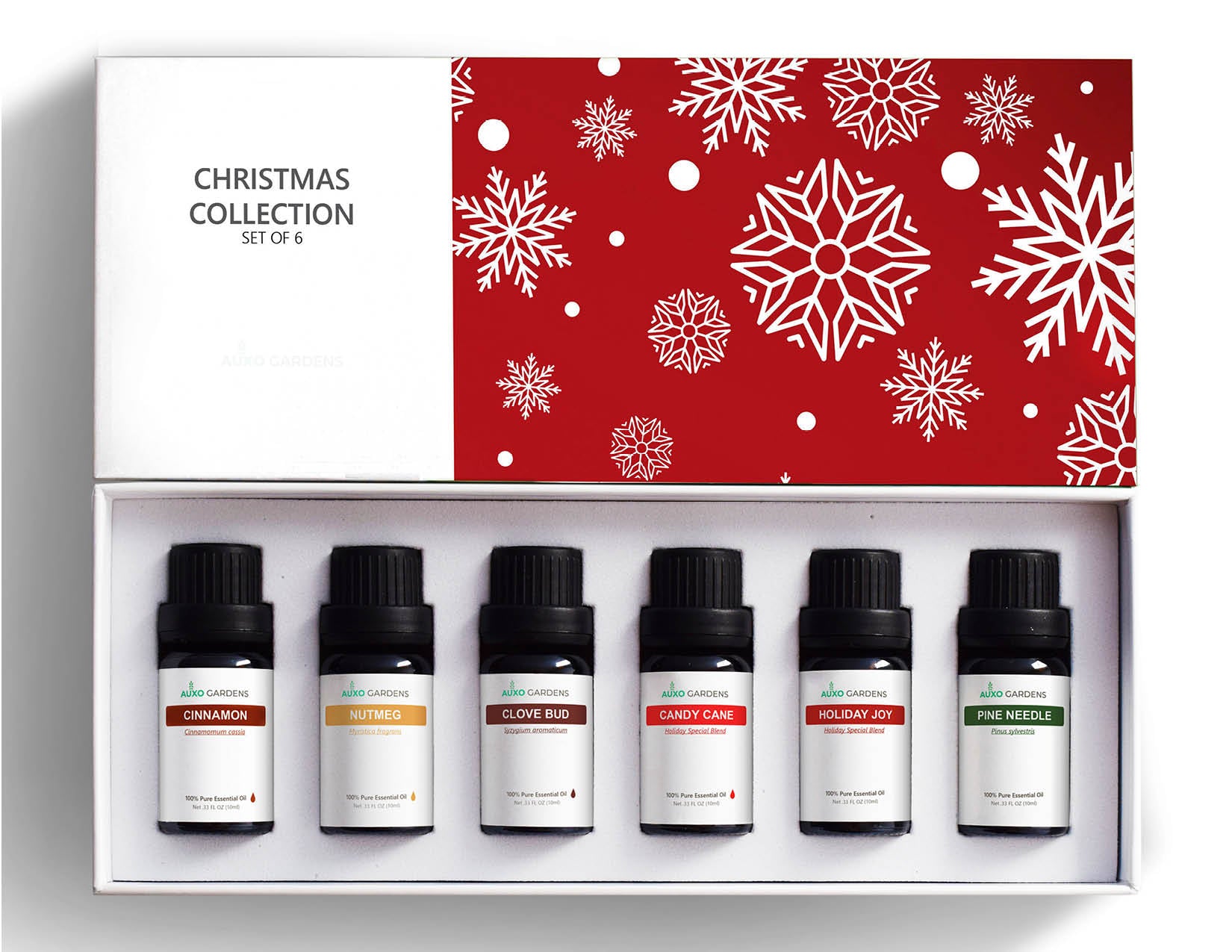 Essential Oil Set -Christmas Collection-10 mL, Set of 6 – Auxo Gardens