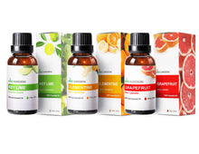 Load image into Gallery viewer, Citrus Essential Oil Set (30mL) - Lime, Clementine and Grapefruit