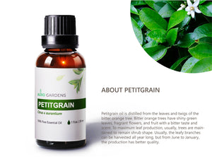 Petitgrain Essential Oil (Citrus × aurantium)