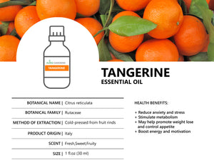 Tangerine Essential Oil (Citrus reticulata)